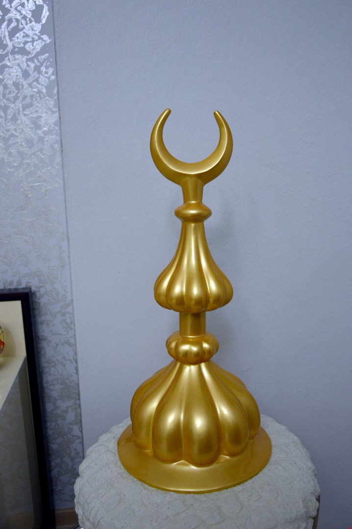 50x23 CM Altın Kubbe Alemi